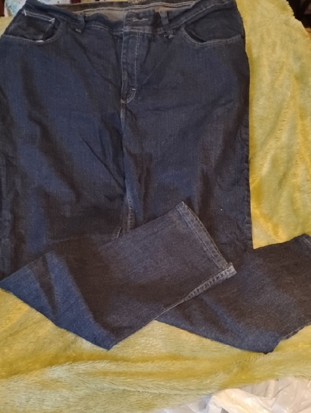 Lee Riders Indigo Denim Waistband Detail